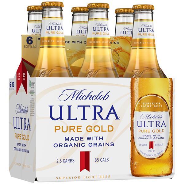 Michelob Ultra Pure Gold 6PKB 12 OZ
