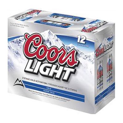 Coors Light 12PKC 16 OZ
