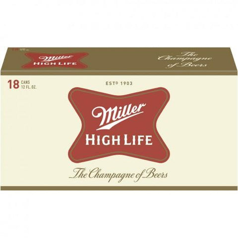 Miller High Life 18PKC 12 OZ