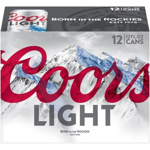 Coors Light 12PKC 12 OZ