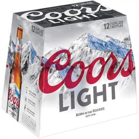 Coors Light 12PKB 12 OZ