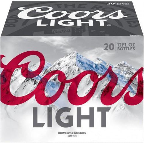 Coors Light 20PKB 12 OZ