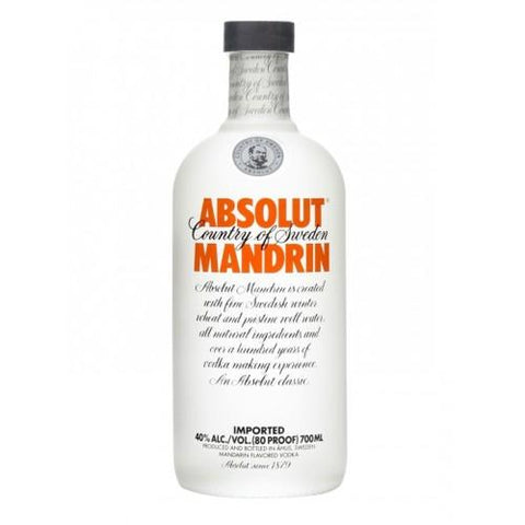 Absolut Mandrin Vodka 750ml