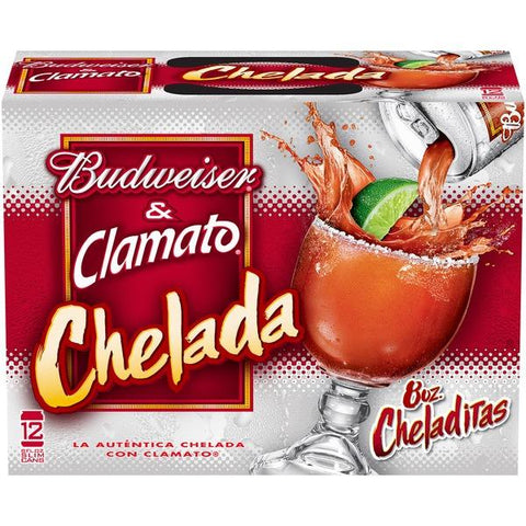 Budweiser Clamato Chelada 12PKC 8 OZ