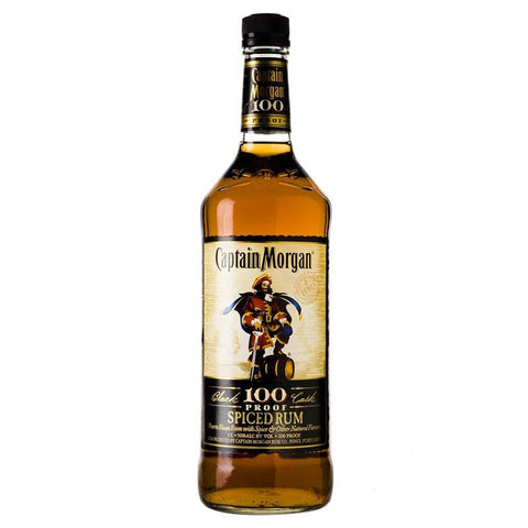 Captain Morgan 100 Proof Spiced Rum 750ml