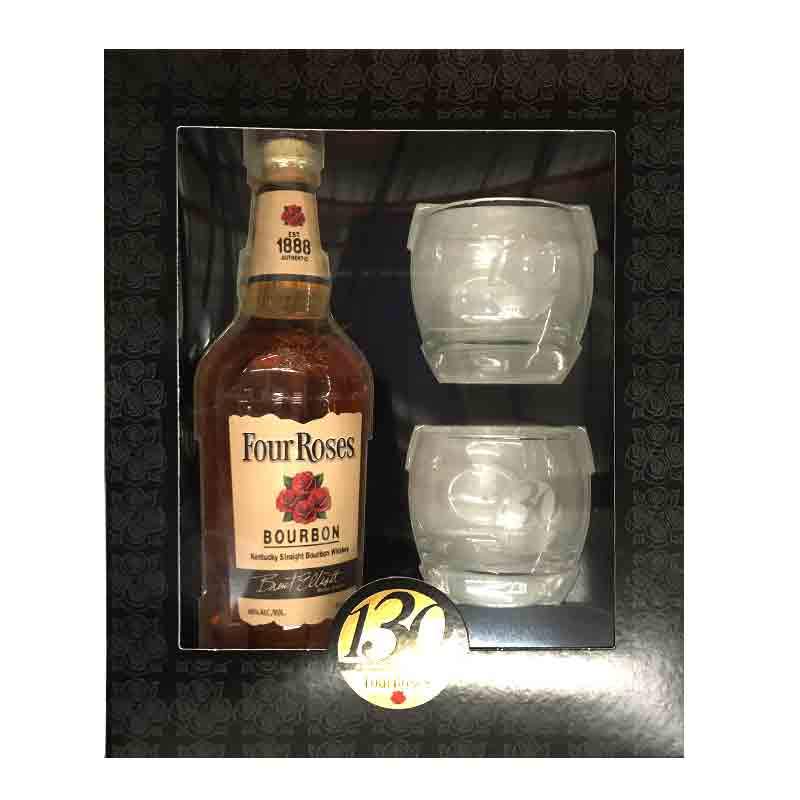 Four Roses Kentucky Bourbon Gift Set 750 ml