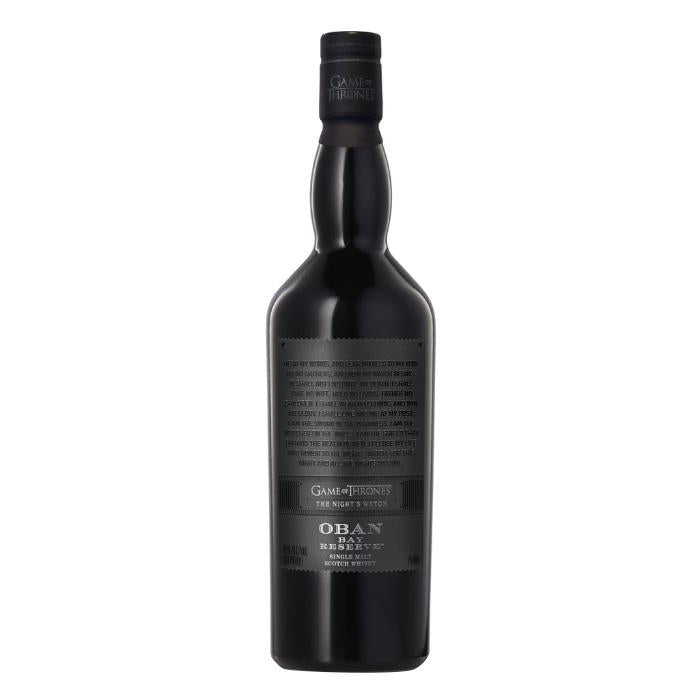 Game Of Thrones-The Night's Watch Oban Bay Reserve 750ml