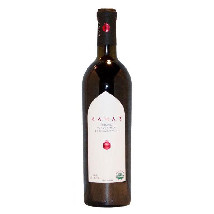 Kamar Organic Pomegranate Semi Sweet Wine 750ml