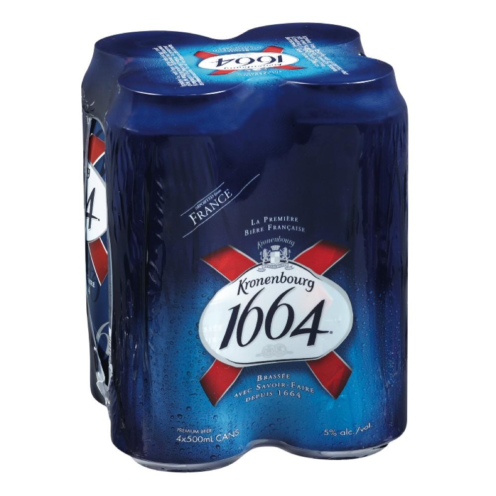 Kronenbourg 1664 4PKC 16.9 OZ