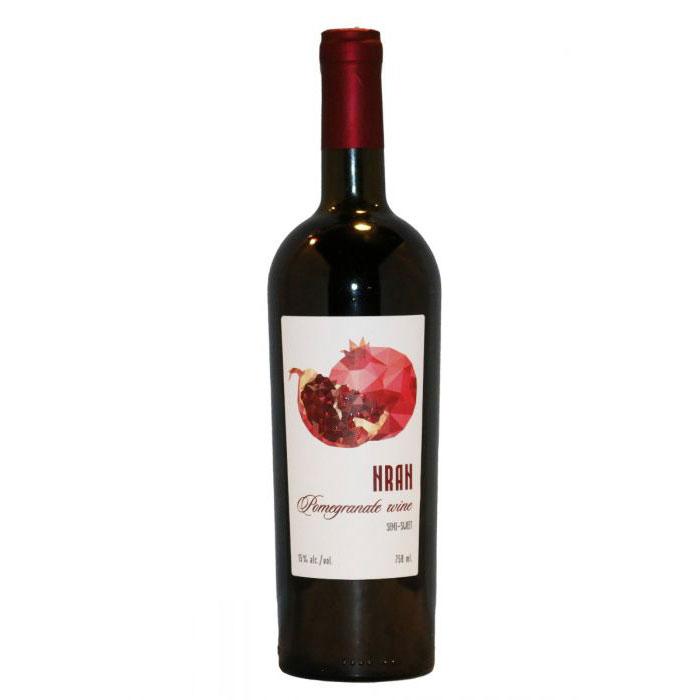 Nran Pomegranate Wine Semi Sweet 750ml