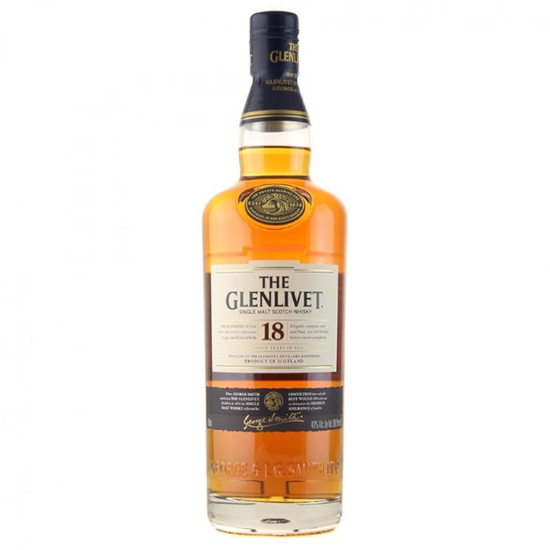 The Glenlivet 18 Yr Single Malt Scotch 750ml