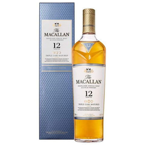 The Macallan 12 Yr Triple Cask Whisky 750ml