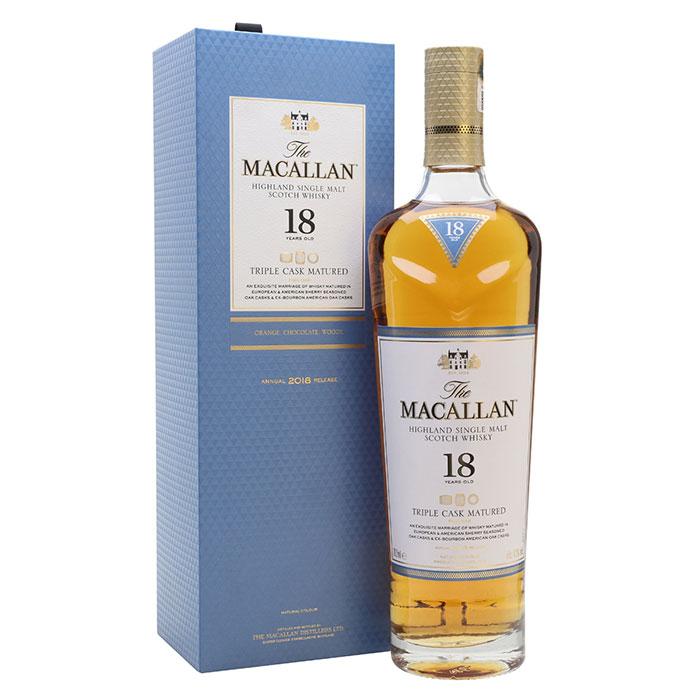 The Macallan 18 Yr Triple Cask Whisky 750ml