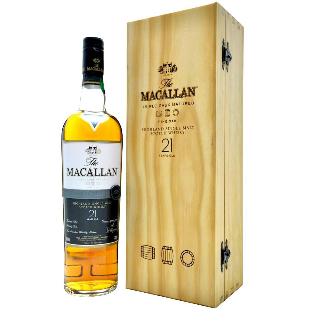The Macallan 21 Yr Fine Oak Scotch Whisky 750ml