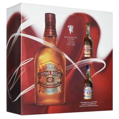 Chivas Regal 12 Yr Scotch Whisky Gift Set 750ml
