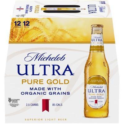 Michelob Ultra Pure Gold 12PKB 12 OZ